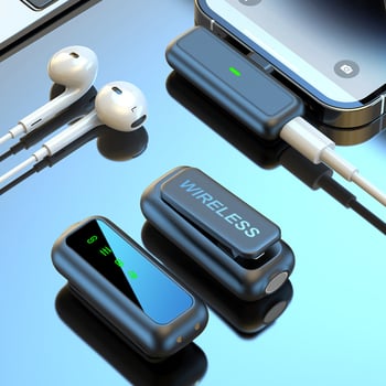 TX5 Lavalier Mikrofon s Digitalnim Zaslonom, Dvokatno Uživo Emitiranje/Snimanje, Uklanjanje Šuma