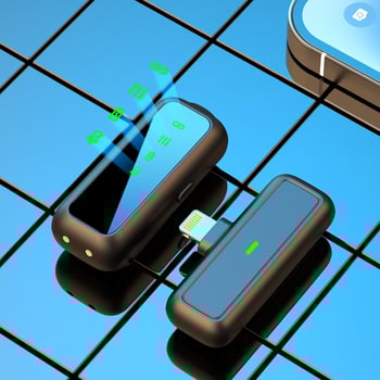 TX5 Lavalier Mikrofon s Digitalnim Zaslonom, Dvokatno Uživo Emitiranje/Snimanje, Uklanjanje Šuma