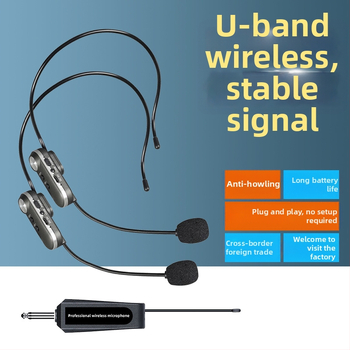 Lavalier mikrofón a headset mikrofón pre vyučovanie, scénu a konferencie - kondenzátor, omnidirektív, vstavaná batéria 300-500 mAh, frekvenčné rozpätie 40 Hz-20 kHz