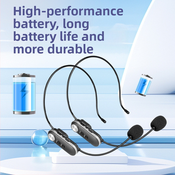 Lavalier mikrofón a headset mikrofón pre vyučovanie, scénu a konferencie - kondenzátor, omnidirektív, vstavaná batéria 300-500 mAh, frekvenčné rozpätie 40 Hz-20 kHz
