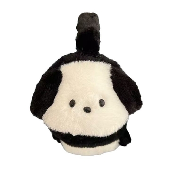 Náušnicové ochranné klapky s karikatúrnym motívom, nastaviteľné, unisex, bavlnené, vetruodolné na zimu