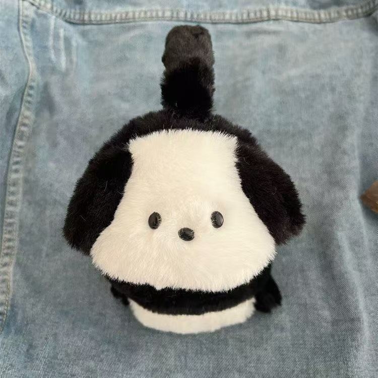 Náušnicové ochranné klapky s karikatúrnym motívom, nastaviteľné, unisex, bavlnené, vetruodolné na zimu