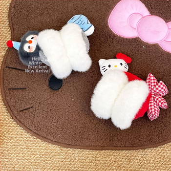 Zimné plyšové ušné ohrievače s mačacím dizajnom pre ženy a deti – skladateľné, vonkajšie použitie, plyšový materiál, zimná 2025