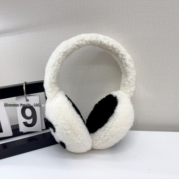 Vlnené náušné mufy na uši - unisex, zimné teplo, na cestovanie