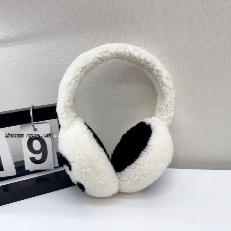 Vlnené náušné mufy na uši - unisex, zimné teplo, na cestovanie