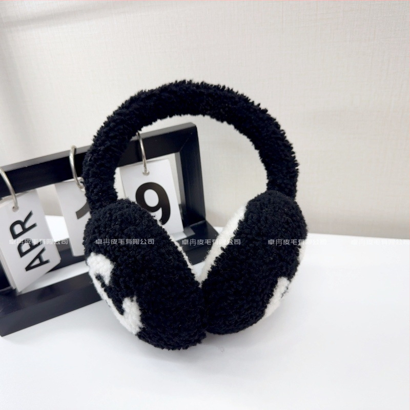 Vlnené náušné mufy na uši - unisex, zimné teplo, na cestovanie