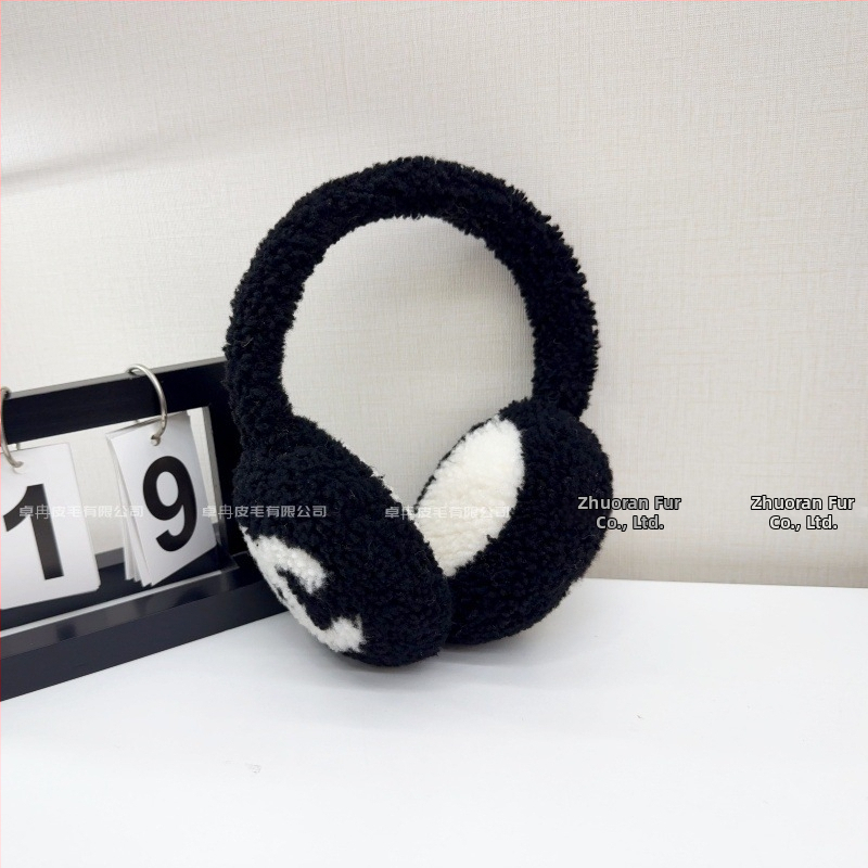 Vlnené náušné mufy na uši - unisex, zimné teplo, na cestovanie