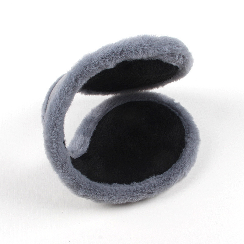 Θερμαινόμενα για αυτιά με επένδυση fleece, plush, unisex ενήλικες, πίσω τοποθέτηση, κλασικό στυλ, εξωτερική χρήση χειμώνα/φθινοπώρου
