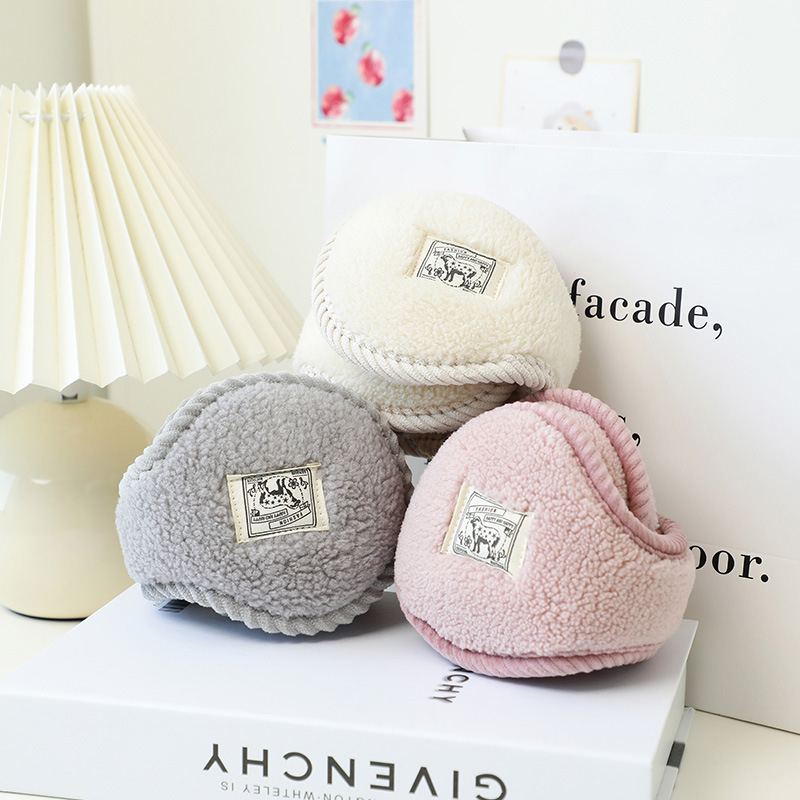 Kouji zimske zaštitne prekrivalo za uši, poliester vlakno, stražnje montiranje, minimalistički dizajn, unisex odrasli, toplo