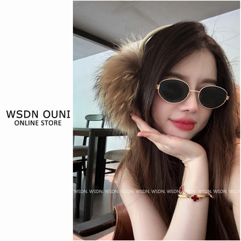 Protecții pentru urechi din blană de vulpe reală, unisex, Westini, pentru iarnă și toamnă, căldură, anti-vânt, stil simplu