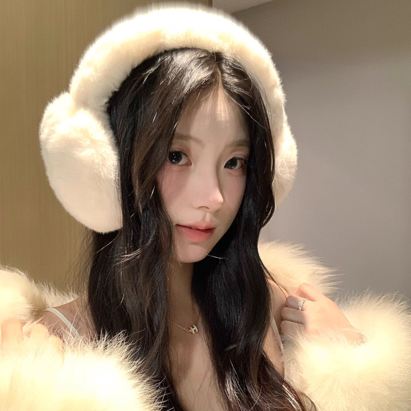 Protecții pentru urechi, pufoase, pliabile, groase, pentru femei — ciclism toamnă/iarnă, exterior