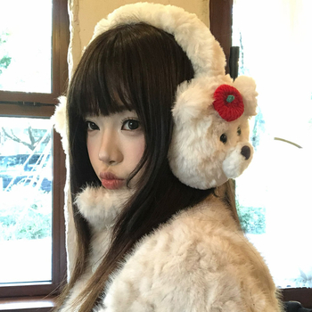 Earmuffs pluşate pentru adulți, unisex — protecție împotriva frigului și a vântului, stil de bază, toamnă 2024