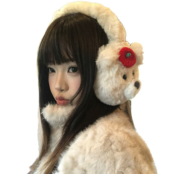 Earmuffs pluşate pentru adulți, unisex — protecție împotriva frigului și a vântului, stil de bază, toamnă 2024