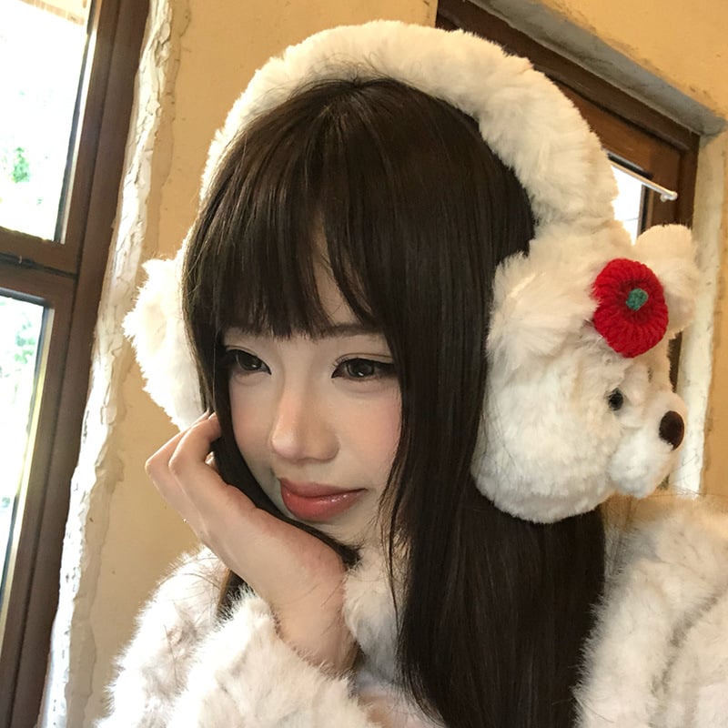Earmuffs pluşate pentru adulți, unisex — protecție împotriva frigului și a vântului, stil de bază, toamnă 2024