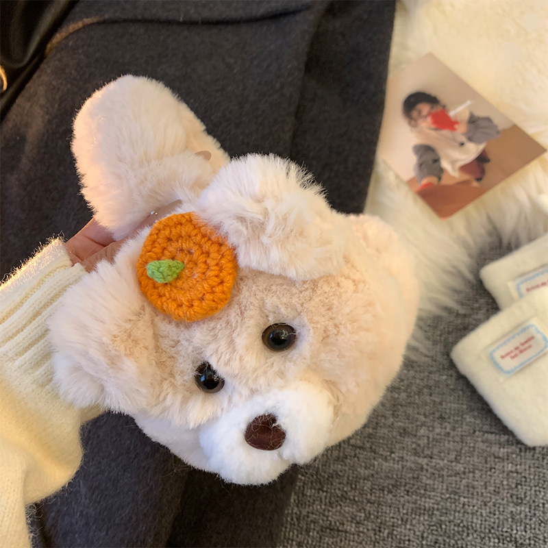 Earmuffs pluşate pentru adulți, unisex — protecție împotriva frigului și a vântului, stil de bază, toamnă 2024