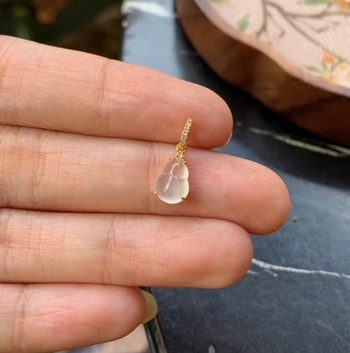 Náhrdelník s geometrickým príveskom, 18k pozlátený, zliatina, elektroplating, Shenzhen, jar 2025