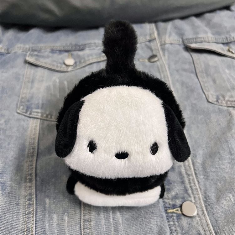 Vaikų pūkuoti ausų apsaugai su siuvinėjimu, karikatūros dizainas, žiemai