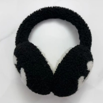 Ausų šildytuvai iš 100% vilnos, avies kailio pūkas, žiemai šiluma, unisex, suaugusieji