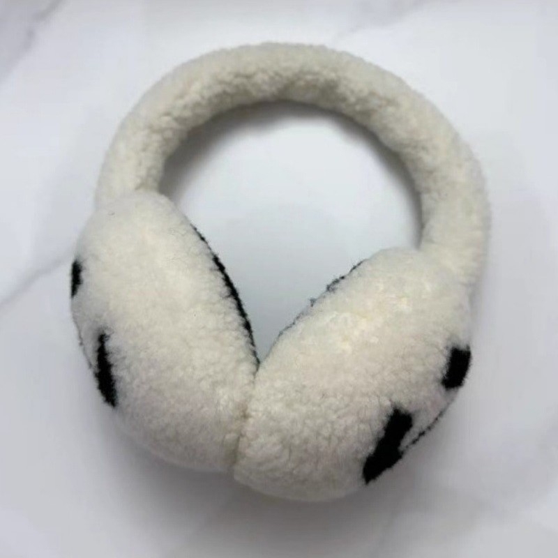 Ausų šildytuvai iš 100% vilnos, avies kailio pūkas, žiemai šiluma, unisex, suaugusieji