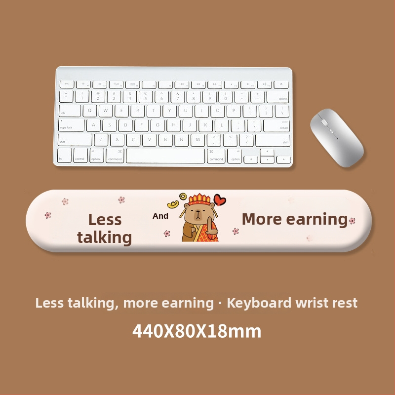 Pad pentru tastatură și suport pentru încheietura mâinii la mouse, silicon, anti-derapant, rezistent la uzură, model 0081-0699, pentru birou
