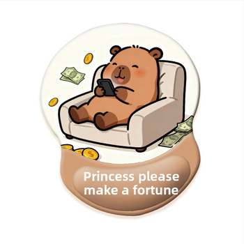 Klaviatūras paliktnis un peli roku balsts, silikons, pretnoslīdēšana, nodilumizturīgs, modelis 0081-0699