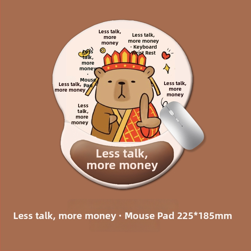 Klaviatūras paliktnis un peli roku balsts, silikons, pretnoslīdēšana, nodilumizturīgs, modelis 0081-0699