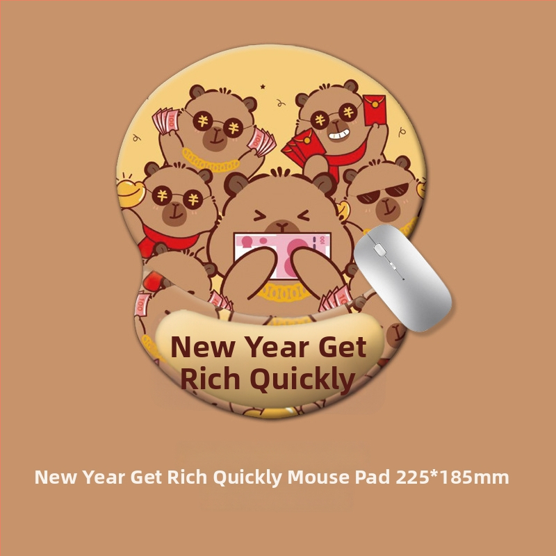 Klaviatūras paliktnis un peli roku balsts, silikons, pretnoslīdēšana, nodilumizturīgs, modelis 0081-0699