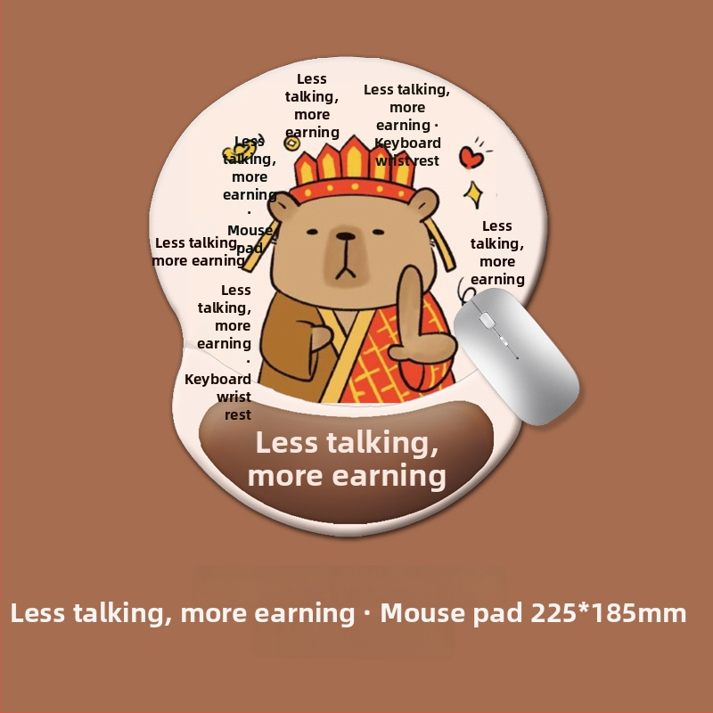 Подложка за клавиатура и мишка, силиконова, антихлъзгаща, износоустойчива, модел 0081-0699, за офис