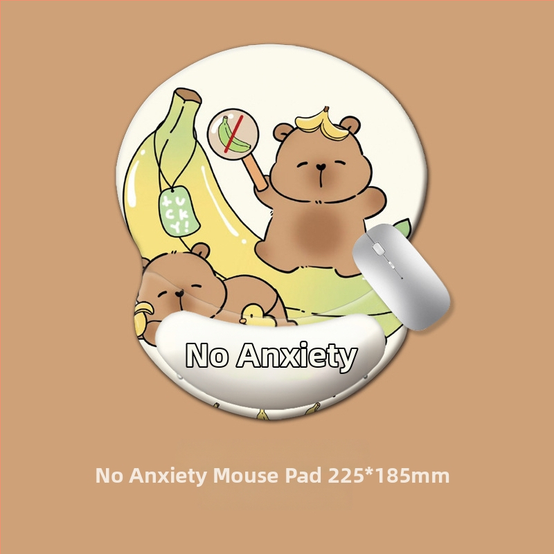 Silikona tastatūras rokas balsts un peliņas rokas balsts – pretslīdīgs, izturīgs pret nolietojumu – birojam – Modelis 0081#0699