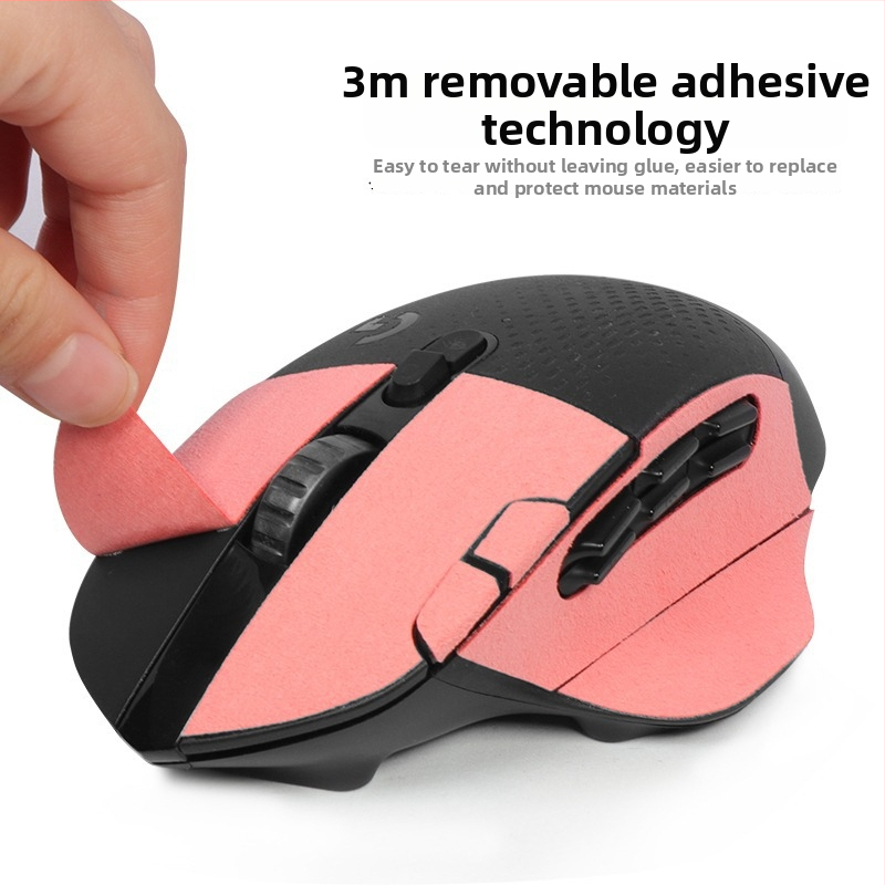 Logitech G604 protiskluzová podložka pod myš z veluru, plné krytie, absorbuje pot, ochrana zadnej strany a bočných okrajov