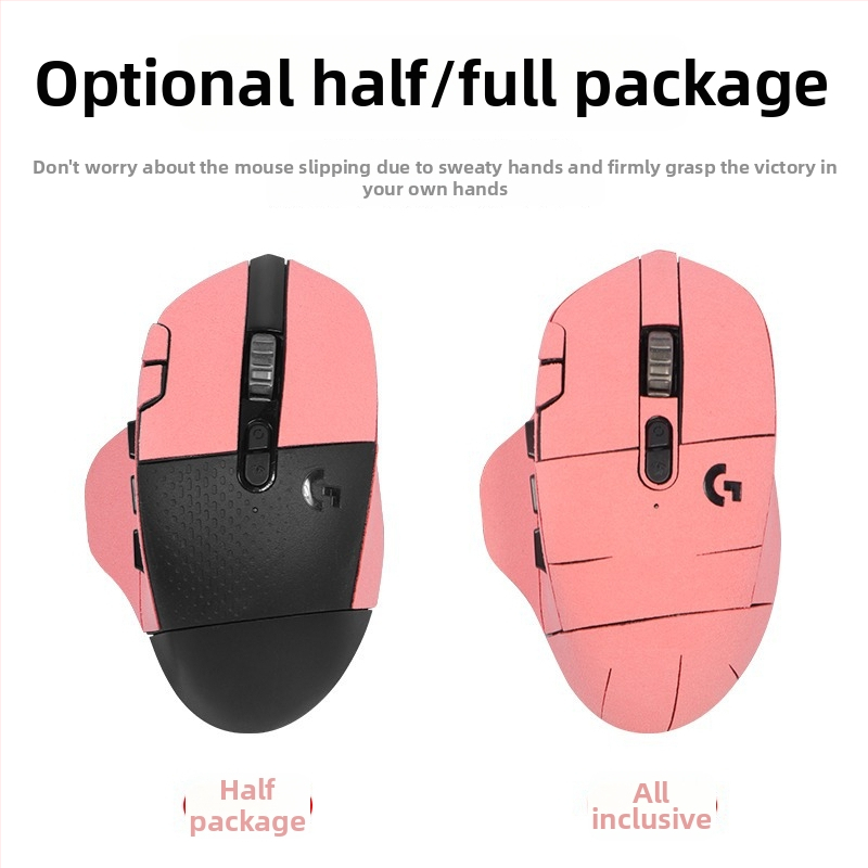 Logitech G604 protiskluzová podložka pod myš z veluru, plné krytie, absorbuje pot, ochrana zadnej strany a bočných okrajov