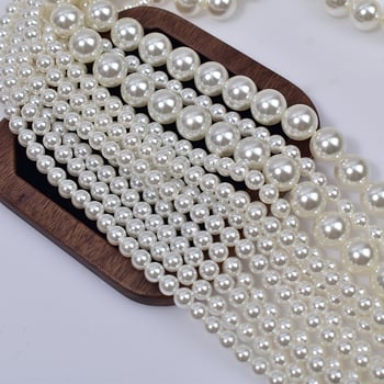 2–18 mm duboko morske školjke biserne perle – slobodne perle, bijele školjke perle za DIY nakit, okrugle perle za lančiće