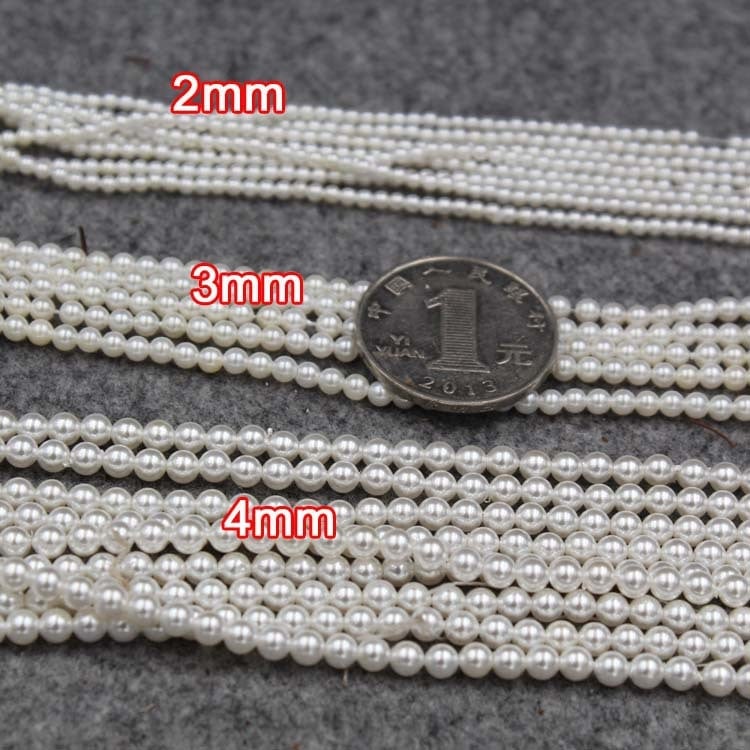 2–18 mm duboko morske školjke biserne perle – slobodne perle, bijele školjke perle za DIY nakit, okrugle perle za lančiće