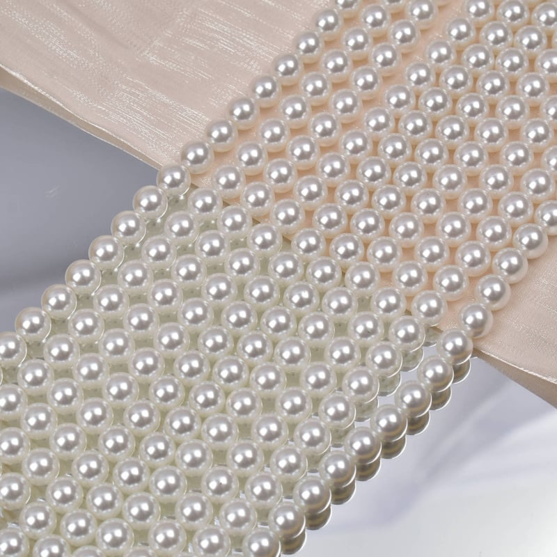 2–18 mm duboko morske školjke biserne perle – slobodne perle, bijele školjke perle za DIY nakit, okrugle perle za lančiće