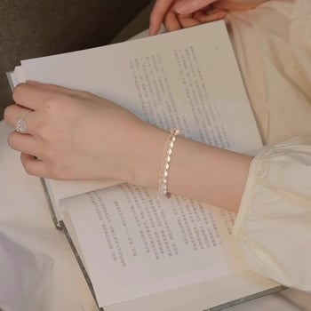 Браслет от кристали, без странични камъни, еластична нишка, подаръчна кутия