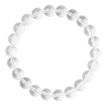 Браслет от кристали, без странични камъни, еластична нишка, подаръчна кутия