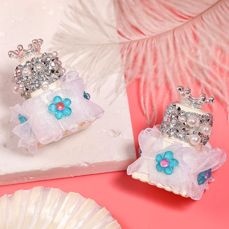 DIY telefonlánc gyöngyök, akril gyöngyök, elektroplakált, kettős réteg torta minta, átlyukasztott gyöngyök, Yiwu eredet