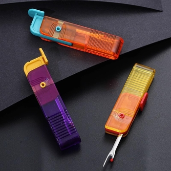 Разшивател за шевове - сгъваем, преносим, ръчно изработено устройство за разплитане на конци, минималистичен дизайн