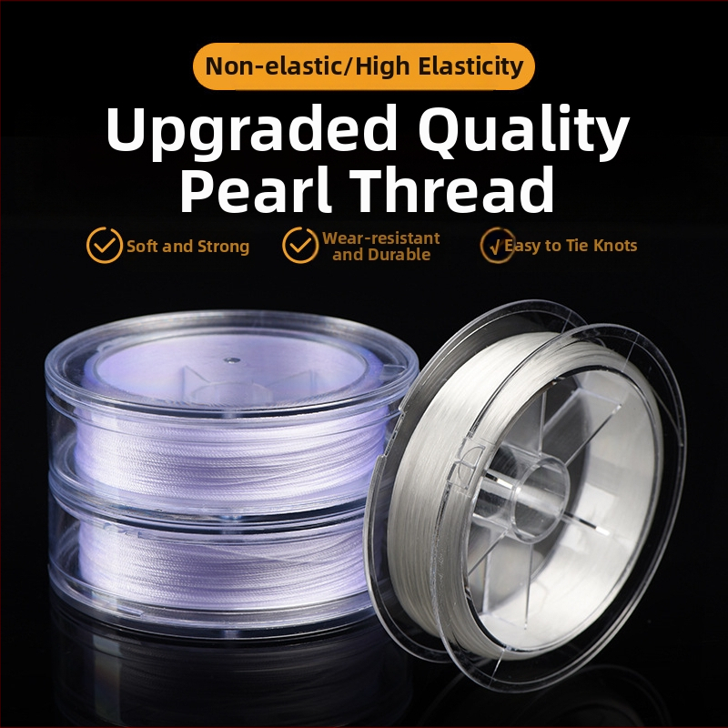 Jya kristāla pērļu elastīgā vads rotaslietām; veids: vads; apstrāde: izstiepšana; materiāls: līnija; sezona: vasara 2024