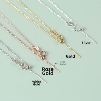 Колие от 925 сребро с O-образна верига, геометричен дизайн, кръст-кутийка, многослойно