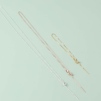 Колие от 925-стерлингово сребро, O-образна верига, кръстов медальон, геометричен дизайн, регулируема силиконова част, унисекс