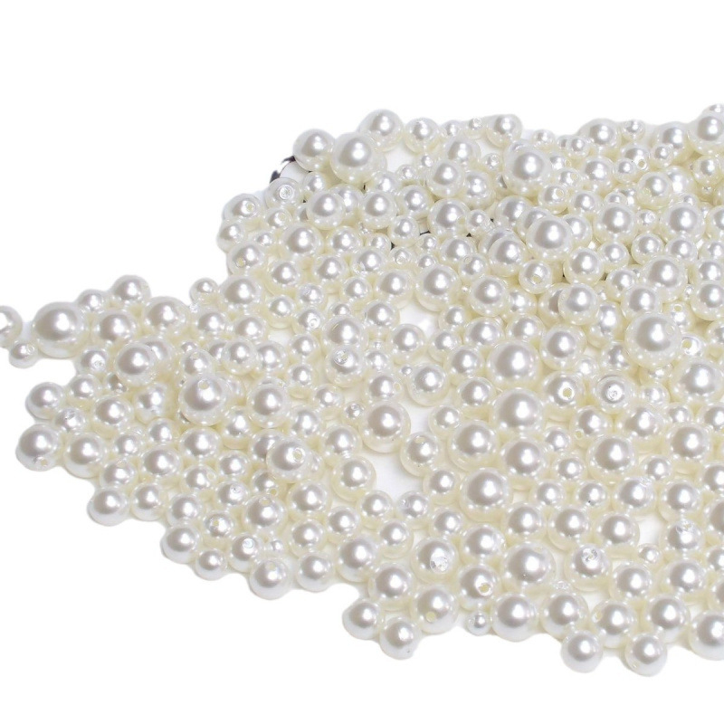DIY dodaci za nakit – plastične/smolaste okrugle perle, završna boja pečena, proljeće 2024