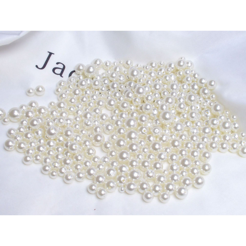 DIY dodaci za nakit – plastične/smolaste okrugle perle, završna boja pečena, proljeće 2024