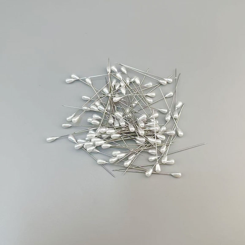 Крушовидни декоративни щифтове за бижута, Onezoo, кутия 480 броя, общо тегло 50 g