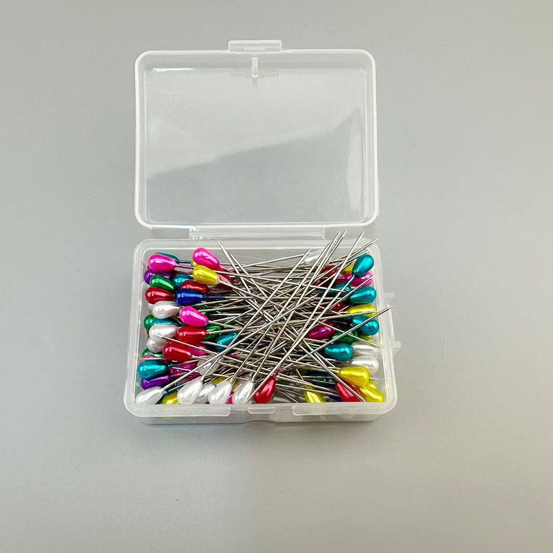 Крушовидни декоративни щифтове за бижута, Onezoo, кутия 480 броя, общо тегло 50 g