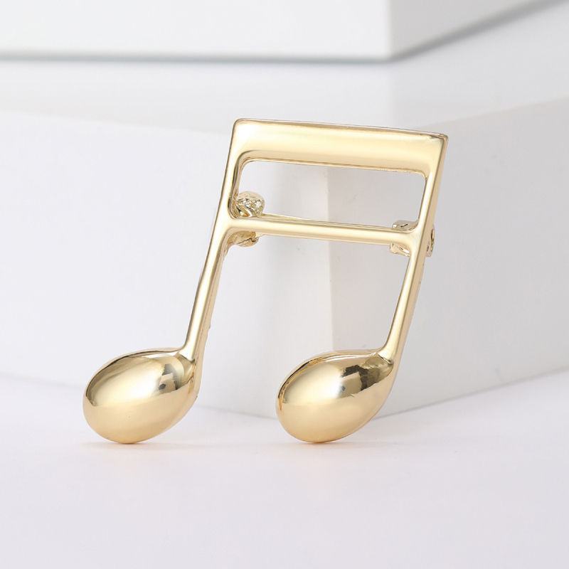 Брошка от сплав за жени – ретро стил, геометричен дизайн, електроплатирана