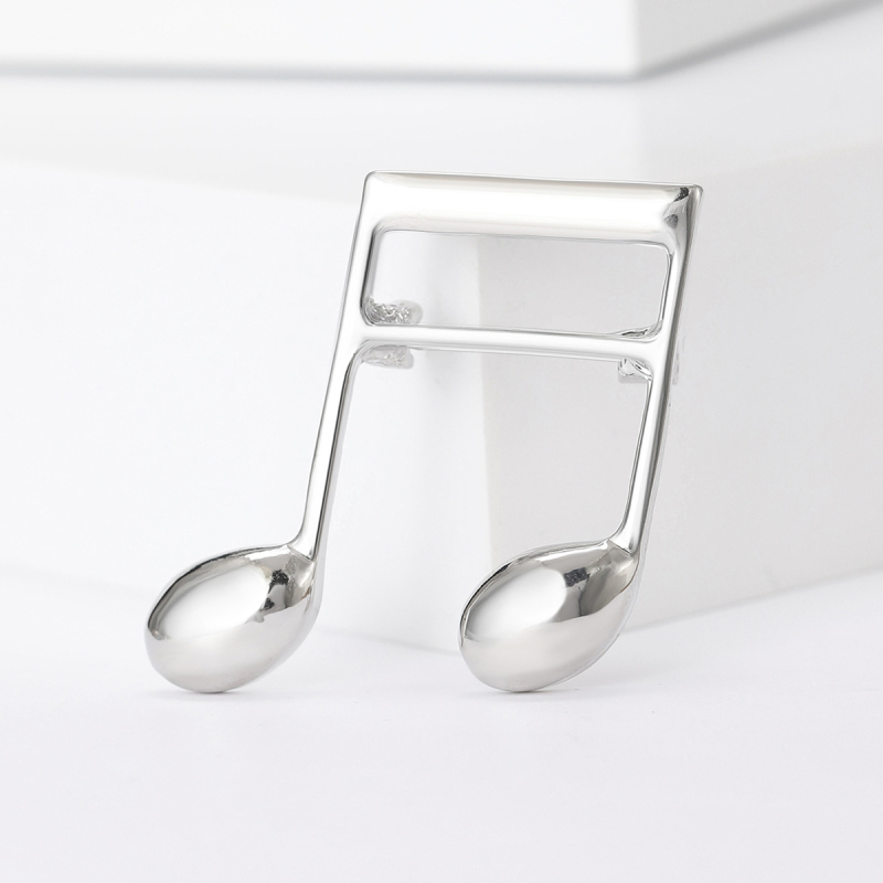 Брошка от сплав за жени – ретро стил, геометричен дизайн, електроплатирана