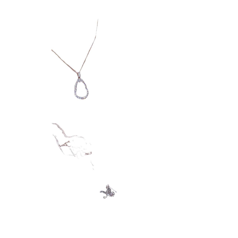 Огърлица от 999 стерлингово сребро, ръчна изработка, геометричен дизайн, медальон от 18K злато, верижка тип кутия