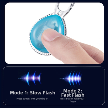 Suņu un kaķu LED nakts gaisma – pakarināms kulons, USB uzlāde, ABS plastmasa, pielāgojams, visu sezonu lietošanai