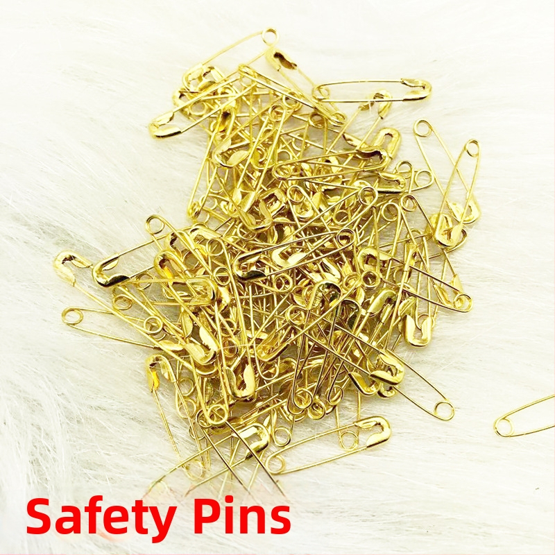 Железна булавка за дрехи, брошка с булавка за сигурност, мини метална булавка за окачване; Опаковка: 50 кутии на кашон; Брутно тегло: 0,25 кг